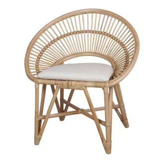 MisterWils Silla de rat&aacute;n natural rayman - naturale - 86x76x57