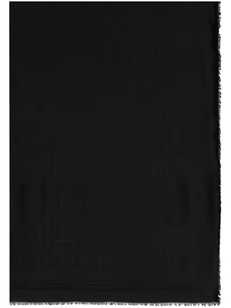 Balmain monogram jacquard foulard - men - Silk/Modal - One Size - Black