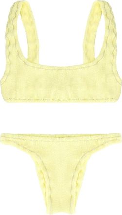 Reina Olga Ginny gekreukte bikinitop - Geel
