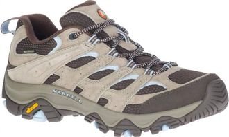 Merrell Womens Moab 3 Waterproof Shoes In Brindle