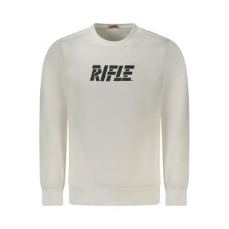 Rifle Witte Katoenen Mannen Sweater