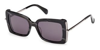 Max Mara MM0166 63A Womens Sunglasses Black Size 53