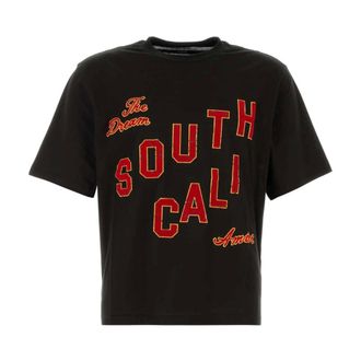 Amiri T-Shirts, male, Black, Size: XL South Cali Box Tee