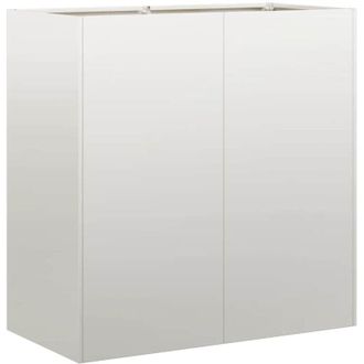 vidaXL Jardinera 80x40x80 Cm Acero Inoxidable Vidaxl