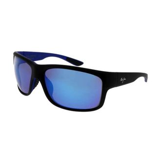 Maui Jim Sunglasses, unisex, Black, Size: 63 MM Polarized Sunglasses Southern Cross Blue Mirrored