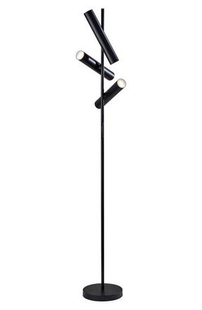 Adesso Greer LED Floor Lamp in Black at Nordstrom