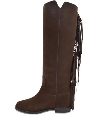 Via Roma 15 Via Roma su&egrave;de laarzen - Bruin