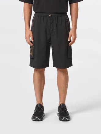 Plein Sport Stretch Technical Fabric Sports Shorts