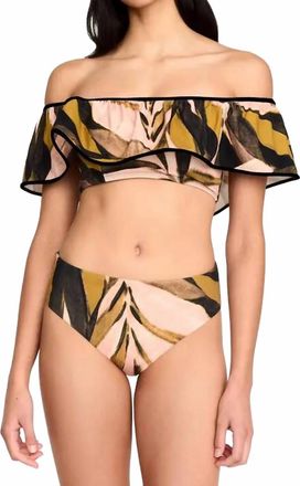 Marie Oliver Tropical Sand Emily Top In Multi