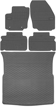 OEM Juego De Alfombrillas De Goma Para Coche Y Maletero Para Ford S-max I Van (2006-2010)
