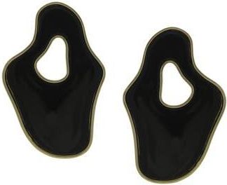 Olivia Welles Helia Abstract Earrings in Gold /Black at Nordstrom Rack