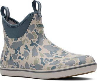 Xtratuf 6-Inch Ankle Deck Boot in Storm Duck Camo at Nordstrom, Size 12