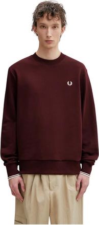 Fred Perry Uomo, Felpe, Rosso, 2Xl, new