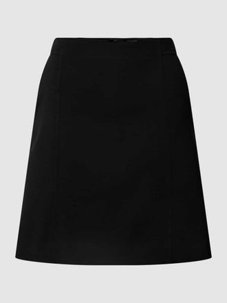 More & More More & More Minirock mit Teilungsn&auml;hten in Black, Gr&ouml;&szlig;e 38