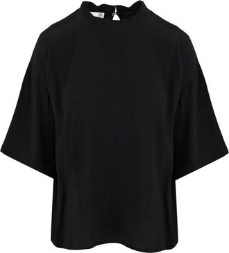 Douuod Stijlvolle T-shirts en Polos voor vrouwen - Dames - Blouses - Zwart - S - Overhemden