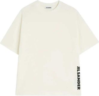 Jil Sander T Shirt Jil Sander Girocollo Con Logo Stampato