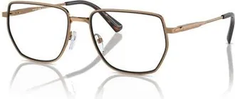 Michael Kors 56mm Irregular optical glasses in Gold at Nordstrom