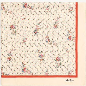 Valentino Garavani Foulard Papier Floreal In Seta Donna BURRO UNI