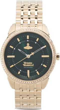 Vivienne Westwood East End 37mm - women - stainless steel/glass - One Size - Green