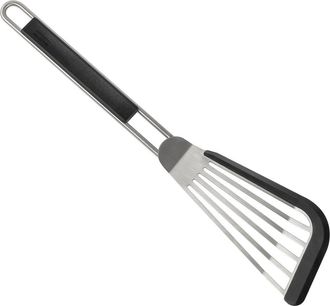 Kuhn Rikon Essential Soft Edge Turner Spatula With Flexible Silicone Blade in Black at Nordstrom