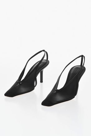 ARMARIUM Mesh Slingbacks EVELINA With Square Toe 9cm Heel Armarium