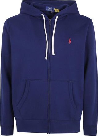 Polo Ralph Lauren Hoodies - Heren - Vesten met rits - Blauw - XL - Hoodies & sweatvesten