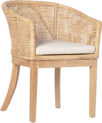 Klast Silla de jard&iacute;n de fibra natural 49x74 cm
