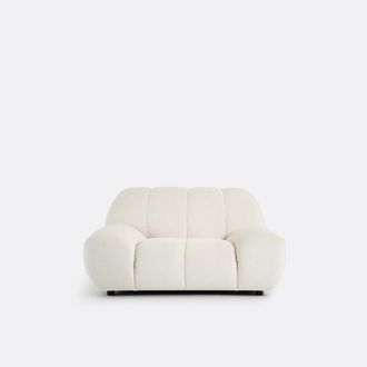 La Redoute Interieurs XL fauteuil, dik fluweel, Nuria