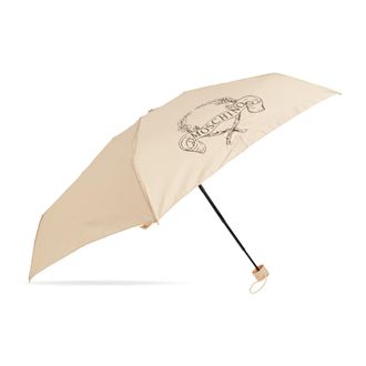 Moschino Accessoires, unisex, Beige, ONE Size, Polyester, Supermini Paraplu