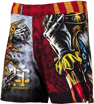 OEM Pantalones Cortos Deportivos Para Hombre, Estampado De Tarjetas Asesinas, Talla M, Color Rojo