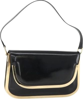 Gucci Pre-owned Shoulder Bags, female, Black, Size: ONE SIZE Pre-owned Vintage Shoulder Bag
