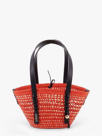 Loewe Paulas Ibiza -Borsa a spalla Braid BBasket Small in foglia di palma di Iraca - LOEWE - gender_Woman