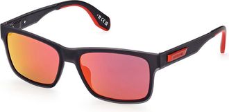 adidas OR0067 20G Mens Sunglasses Black Size 55