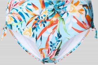 Venice Beach Bikini-Hose mit Logo-Applikation Modell Caru in Hellblau, Größe 38