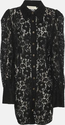 Zimmermann Black Lace Long Sleeve Shirt