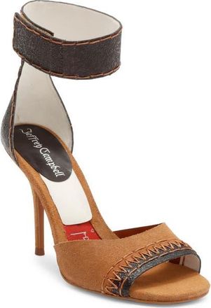 Jeffrey Campbell La Vida Ankle Strap Sandal in Tan Suede Brown at Nordstrom, Size 7.5
