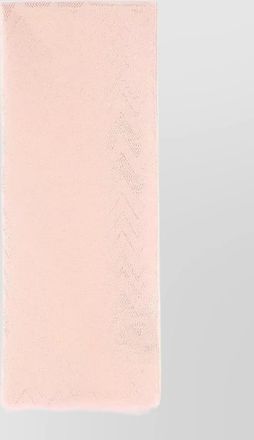 Missoni viscose blend scarf chevron pattern fringed