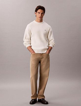 Calvin Klein Jersey De Canal&eacute; De Algod&oacute;n
