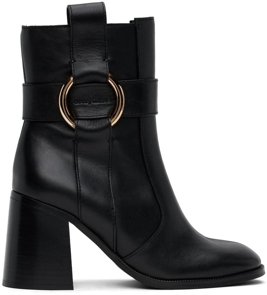 【関税込み】Chloe ブラック Raina ブーツ Chloé Chloé Raina Leather Boots from $822.00 - on Stylight