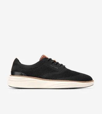 Cole Haan Mens &Oslash;riginal Grand Horizon Stitchlite Wingtip Oxford Shoes - Black Size 10.5