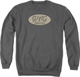 Gildan Gmc Vintage Oval Logo Adult Crewneck Sweatshirt