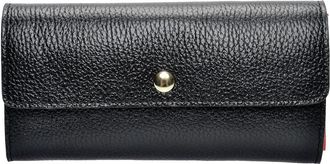 Isabella Rhea Zwart Rundleer Portemonnee