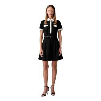 Guess Claudie Polo Flare Dress - Dresses - Mujer - Negro - M