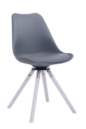 Clp Clp - Silla Para Visitas Troyes Rund Gris Blanco