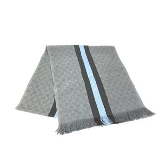 Gucci Pre-owned Wool scarves - Heren - Vintage Accessoires - Grijs - ONE Size - Wol - Vintage