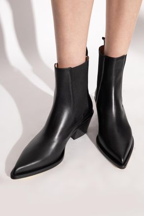 Gianvito Rossi Wylie Heeled Ankle Boots, Womens, Black