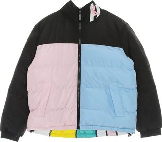 Karl Kani Omkeerbare Blok Pufferjas voor Dames - Dames - Winterjassen - Veelkleurig - M - Polyester - Jassen