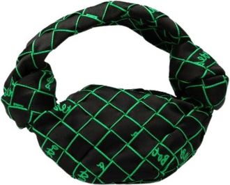 Bottega Veneta Pre-owned Handbags, female, Multicolor, Size: ONE SIZE Pre-owned Double Knot Webbing Handbag