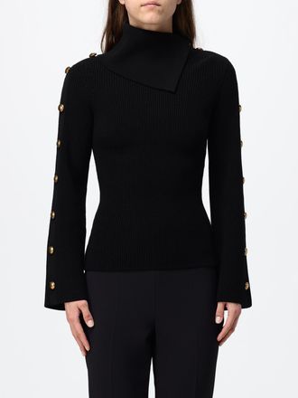 Elisabetta Franchi Dolcevita slim fit in misto seta a maniche lunghe