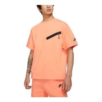 Nike Sportswear Solid Straight T-shirt Orange DA0798-835